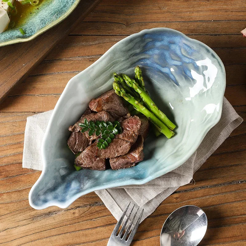 Kiln Ceramic Oyster Plate