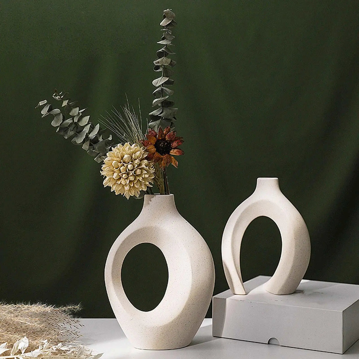 Floral Ceramic Flower Vase