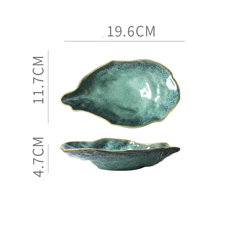 Kiln Ceramic Oyster Plate