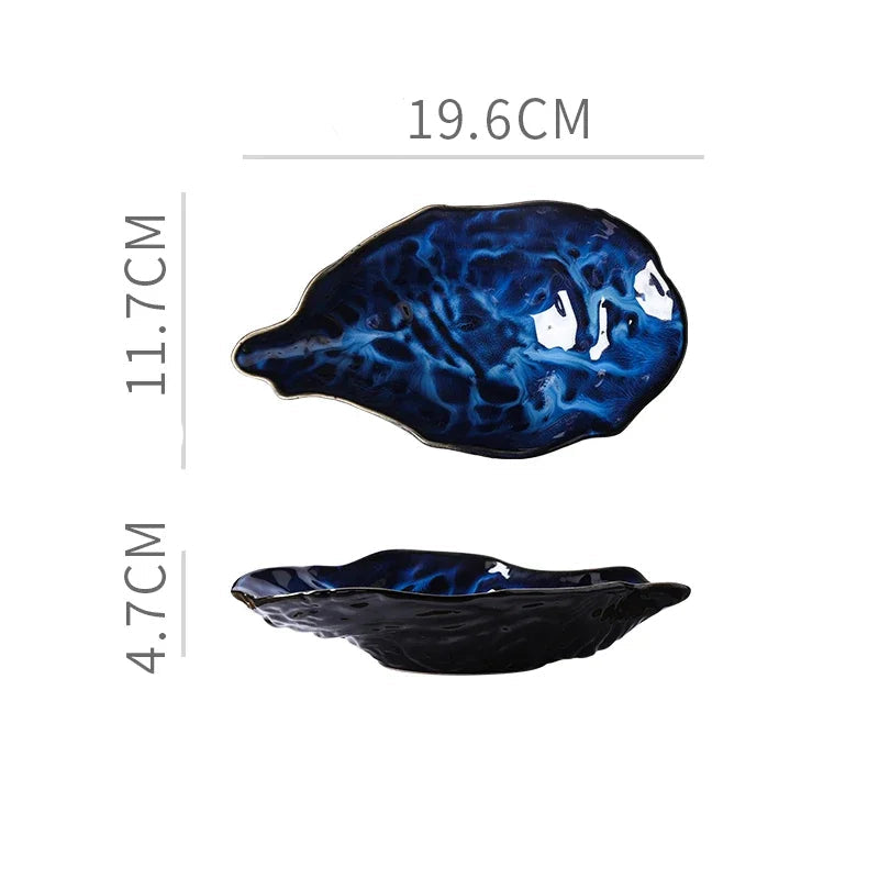 Kiln Ceramic Oyster Plate