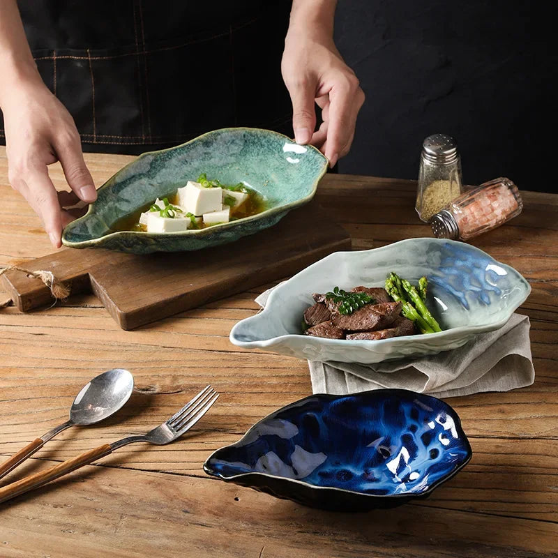 Kiln Ceramic Oyster Plate